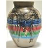 Image 1 : Navajo Etched Kokopelli Pottery - Russell Sam