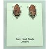 Image 1 : Zuni Auburn Corn Husk Earrings