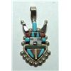 Image 1 : Zuni Multi-Stone Kachina Pendant