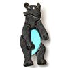 Image 1 : Zuni Multi-Stone Bear Pendant & Pin - Stephan Lonjose