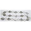 Image 2 : Old Pawn Multi-Stone Inlay Sterling Silver Belt