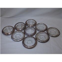 Nine Sterling Coasters