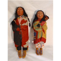 Skookum Doll Pair