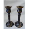 Image 1 : WWI Cloisonne' Candle Sticks