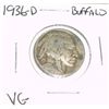Image 1 : 1936 Buffalo Nickel *FINE-12 GRADE*!!