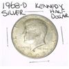 Image 1 : 1968-D Kennedy SILVER Half Dollar *PLEASE LOOK AT PICTURE TO DETERMINE GRADE - NICE COIN*!!
