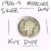 Image 1 : 1916-S Mercury SILVER Dime RARE KEY DATE *PLEASE LOOK AT PICTURE TO DETERMINE GRADE*!!