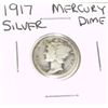 Image 1 : 1917 Mercury SILVER Dime *PLEASE LOOK AT PICTURE TO DETERMINE GRADE*!!