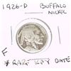 Image 1 : 1926-D Buffalo Nickel RARE KEY DATE *FINE GRADE*!!