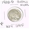 Image 1 : 1928-D Buffalo Nickel RARE KEY DATE *FINE GRADE*!!