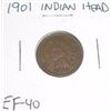Image 1 : 1901 Indian Head Penny *RARE EXTRA FINE-40 HIGH GRADE - NICE COIN*!!