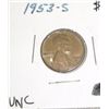 Image 1 : 1953-S Wheat Penny *RARE UNC HIGH GRADE - NICE COIN*!!