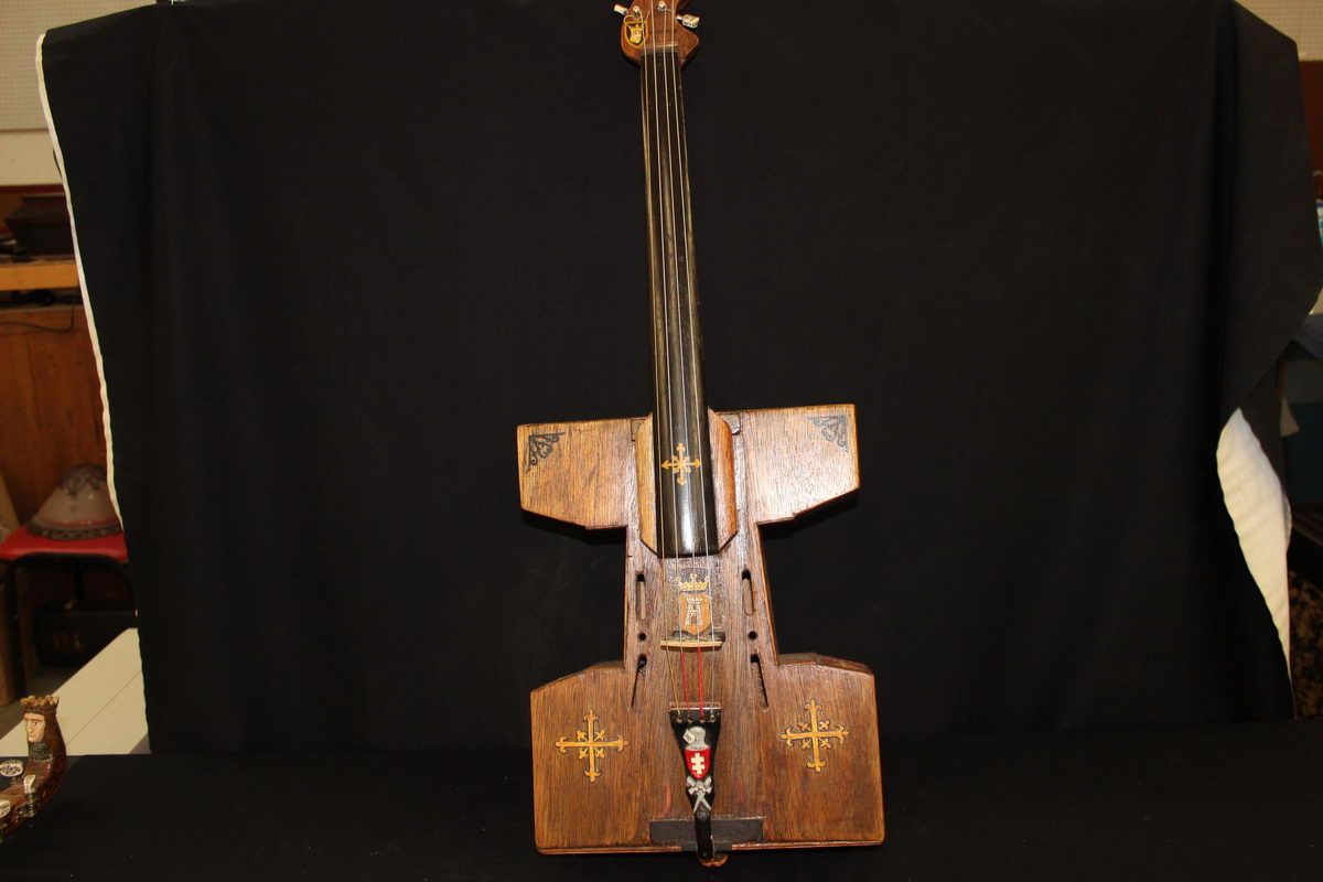LITHUANIA 4 STRINGED INSTRUMENT HAND MADE BY MATTHEW ORANTE 34