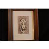 Image 1 : INK DRAWING BY MATTHEW ORANTE - 1974 - 8.5" X 6.5"