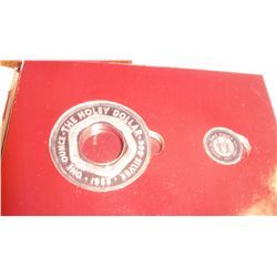 1.25 OZ PURE SILVER 1988 AUSTRALIA HOLEY DOLLAR & THE DUMP SET LEGAL TENDER COINS