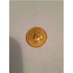 RARE1854 TYPE II $1 GOLD LIBERTY HEAD