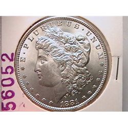 1881 Morgan Dollar Ch MS64