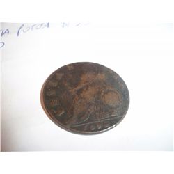 *** RARE*** 1699 William III Halfpenny Colonial Coin W/Error-Britain has i Missing