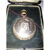 Image 3 : 1910 Antique Waltham 12S Hunter Pocket Watch - Ladies Aux Jewish War Veterans 10k Pin w/Ruby