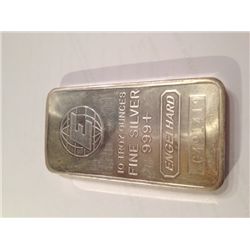 10 Oz .999 PURE SILVER BAR