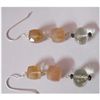 Image 1 : Natural 41.15ct Semi Precious Earring .925 Sterling