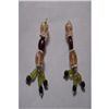Image 1 : Natural 20.35ct Semi Precious Earring .925 Sterling