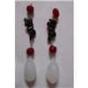 Image 1 : Natural 41.00ct Ruby,Semi Precious Earring .925 Sterlin
