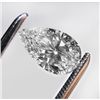 Image 1 : Diamond GIA Certified Pear 0.77 ctw H,SI1