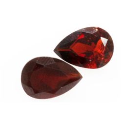 Natural 4.2ctw Garnet Pear Shape 7x10 (2) Stone