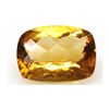 Image 1 : Natural Citrine 6.09 ctw 14x10mm Cushion Checkered