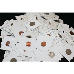 US Nickels & Pennies; Various Dates & Conditions, Lot of 138
