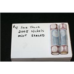 2005 Westward Journey Nickel Series; Roll, Lot of 2, Sealed