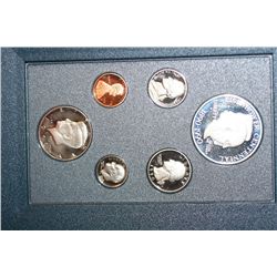 1990-S US Mint Prestige Proof Set W/Commerative Eisenhower Centennial $1 Coin