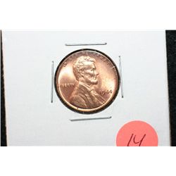 1944 Lincoln Wheat Back Penny; UNC