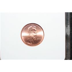 2005 Lincoln Penny; NGC Graded MS67 RD; SMS