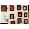 Image 1 : 22K Gold Replica Stamp W/Postal Stamp; Various Dates, Events & People, Lot of 10