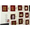 Image 2 : 22K Gold Replica Stamp W/Postal Stamp; Various Dates, Events & People, Lot of 10