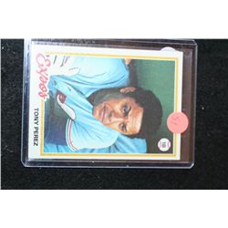 1978 MLB Topps Tony Perez-Expos Baseball Trading Card