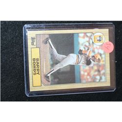 1987 MLB Topps Barry Bonds-Pittsburgh Pirates Baseball Trading Card
