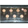 Image 1 : 1982 Lincoln Cent Mint Set; Lot of 7