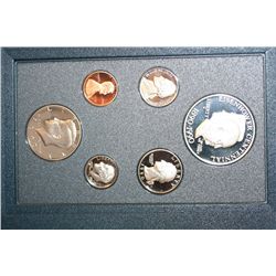 1990-S US Mint Prestige Proof Set W/Commerative Eisenhower Centennial $1 Coin