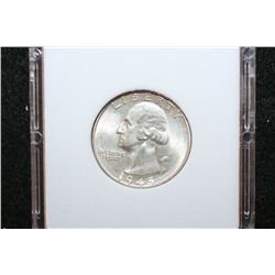 1945 Washington Quarter; MCPCG Graded MS65