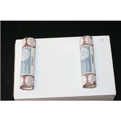 2005 Westward Journey Nickel Series; Roll, Lot of 2, Sealed