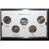 Image 1 : 2008-P US Mint State Quarter Set; BU, Layered in Platinum