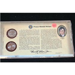 2004 Peace Medal Nickel Set; P&D Mints