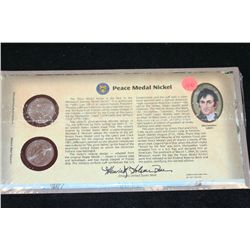 2004 Peace Medal Nickel Set; P&D Mints