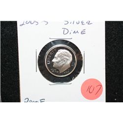 2005-S Roosevelt Dime; Silver Proof