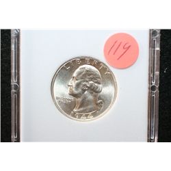 1944-D Washington Quarter; MCPCG Graded MS63