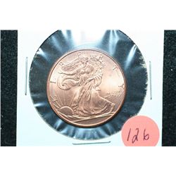 Golden State Mint Copper Round; .999 Fine Copper 1/4 Oz.