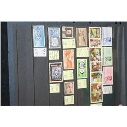 Foreign Postal Stamps; Various Dates, Amounts & Countries; Lot of 17